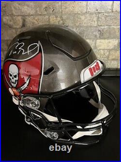 Tom Brady Signed Tampa Bay Buccaneers Custom Speedflex Helmet. Fanatics