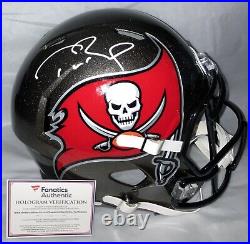 Tom Brady Signed Tampa Bay Buccaneers Full Size Replica Helmet Fanatics B240860