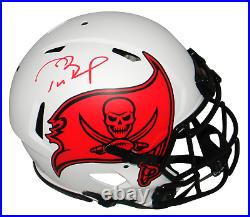 Tom Brady Signed Tampa Bay Buccaneers Lunar Authentic Speed Helmet Fanatics