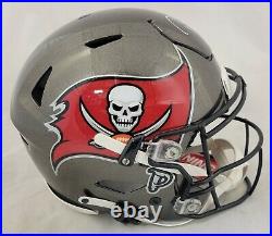Tom Brady Signed Tampa Bay Buccaneers Speedflex Authentic Helmet Fanatics Coa