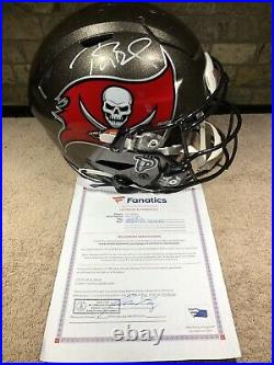 Tom Brady Signed Tampa Bay Buccaneers Speedflex Helmet. Fanatics. READ