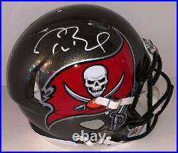 Tom Brady Signed Tampa Buc Speed Authentic Helmet Super Bowl 55 Fanatics FAN coa