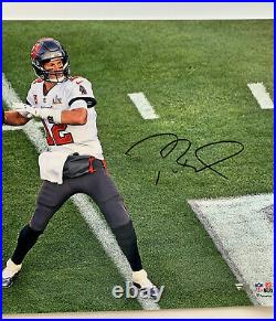Tom Brady Signed Tampa Buccaneers Super Bowl 55 Photo autographed Fanatics FAN