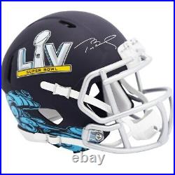 Tom Brady Tampa Bay Buccaneers Autographed Super Bowl LV 55 Signed Mini Helmet