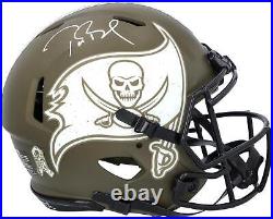 Tom Brady Tampa Bay Buccaneers Signed 2022 Salute To Service Authentic Helmet