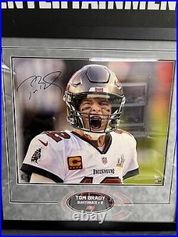 Tom Brady Tampa Bay Buccaneers Signed 20X24 Photo Autographed Fanatics Framed