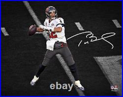 Tom Brady Tampa Bay Buccaneers Super Bowl LV Champs Signed 11x14 SB LV Photo