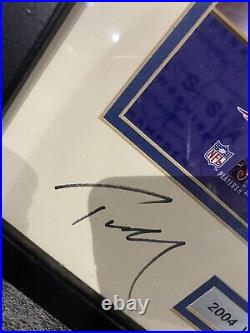 Tom Brady Terry Francona Dual Signed Autographed Photo Boston World Champions