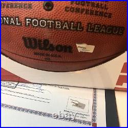 Tom Brady The GOAT signed NFL Offical Duke Ball Autographed- Fanatics COA