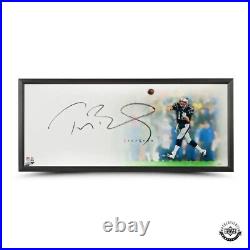 Tom Brady The Show Autographed and Framed 46x20 Signed Photo UDA Patriots
