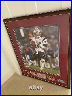 Tom Brady Tristar Autographed Framed Photo Excellent Condition
