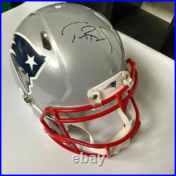 Tom Brady UDA Signed New England Patriots Authentic Game Model Helmet Upper Deck