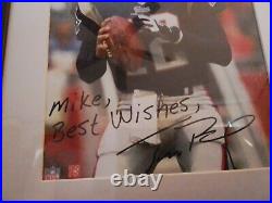 Tom Brady autographed 8 X 10 Framed AUTHENTICITY GUARANTEED acquired In Person
