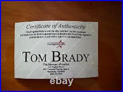 Tom Brady autographed Patriots helmet