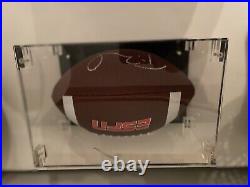 Tom Brady autographed football with PSA/DNA COA