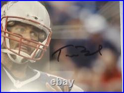 Tom Brady autographed framed and certified 10x13 Photo 7X Super Bowl Champion