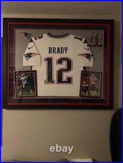 Tom Brady autographed jersey tristar Super Bowl patches COA/JSA