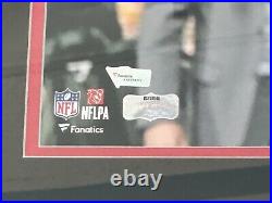 Tom Brady rob gronkowski Signed Super Bowl Fanatics Framed Picture Certified