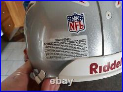Tom Brady's Signature. Authentic NFL Riddell Helmet. A Collectors Dream