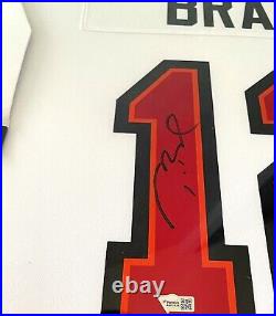 Tom Brady signed autographed Buccaneers Nike game jersey custom framed FANATICS