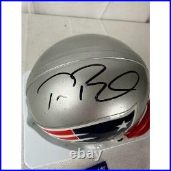 Tom Brady signed autographed New England Patriots Mini Helmet PSA #B35975