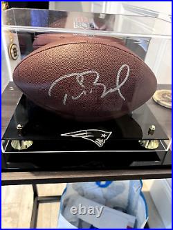 Tom Brady signed autographed football withCOA