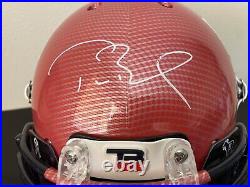 Tom brady autographed full size authentic helmet