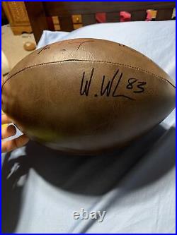 Tom brady, eli manning, randy moss, Wes Welker autographed Football