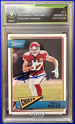 Travis Kelce Autograph on card 2018 Panini Tom Brady 2004 (Offers Welcomed)