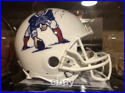 Very Rare Tom Brady Authentic Signed Patriots NFL Helmet Certified