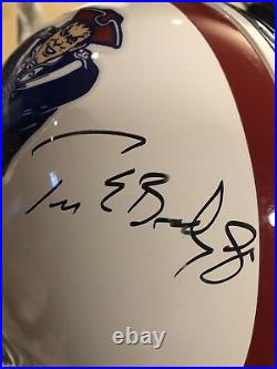 Very Rare Tom Brady Authentic Signed Patriots NFL Helmet Certified